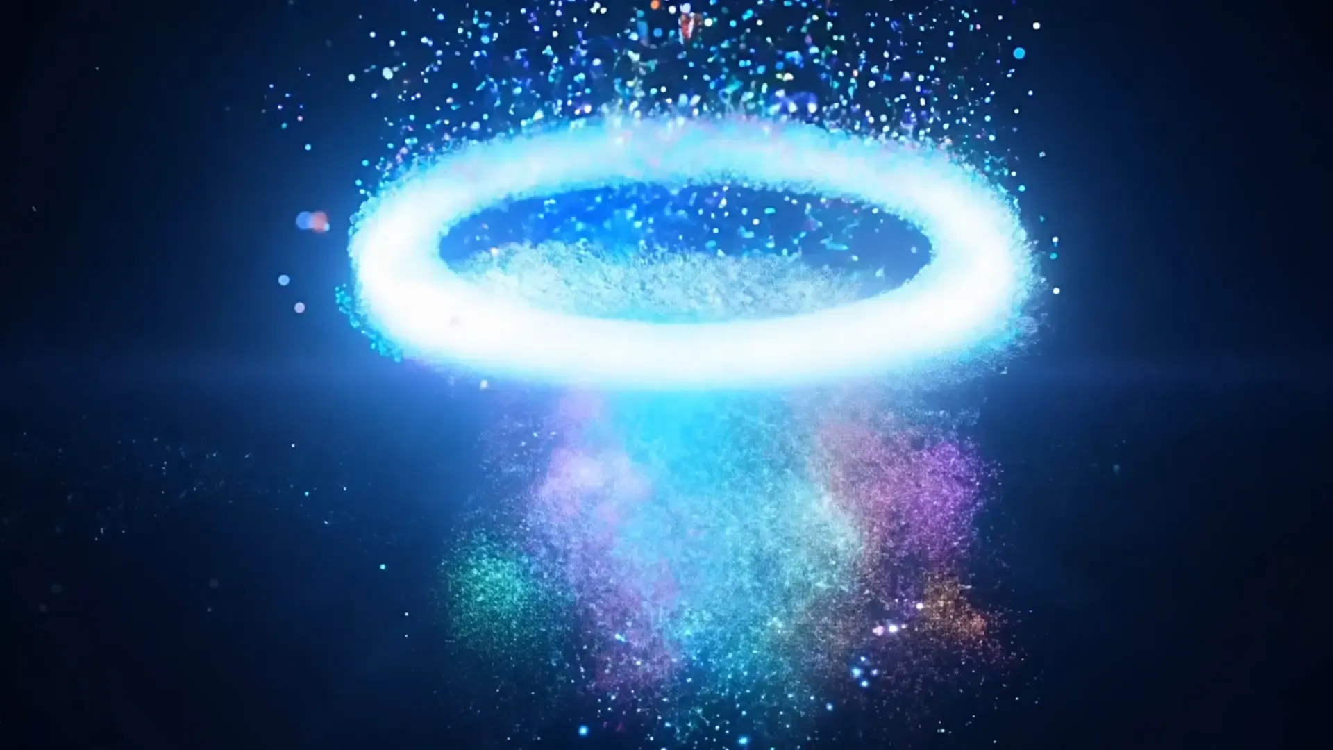 Vibrant Energy Halo Overlay for Futuristic Logo Animation